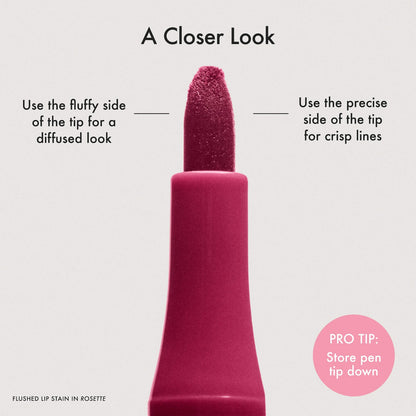 Summer Fridays Flushed Lip Stain 12HR Long-Lasting Lip Tint