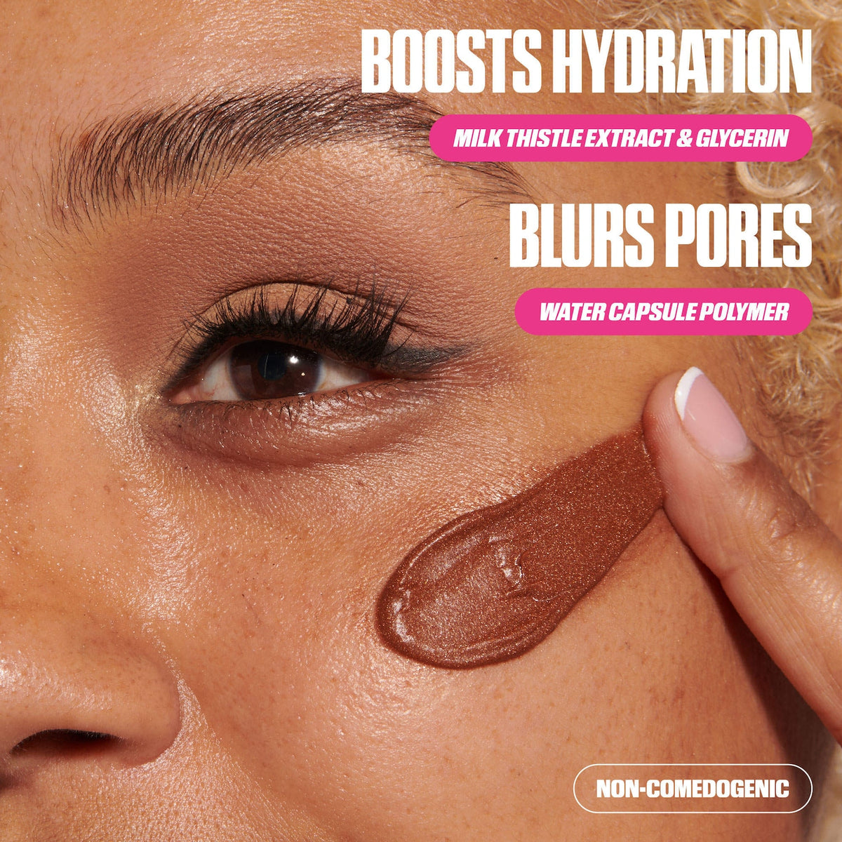 Huda Beauty Easy Blur Silicone-Free Smoothing & Pore-Minimizing Primer - Bronze Fudge