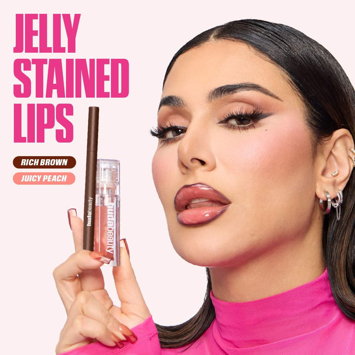 Huda Beauty Faux Filler Ultra-Hydrating Tinted Jelly Lip Oil