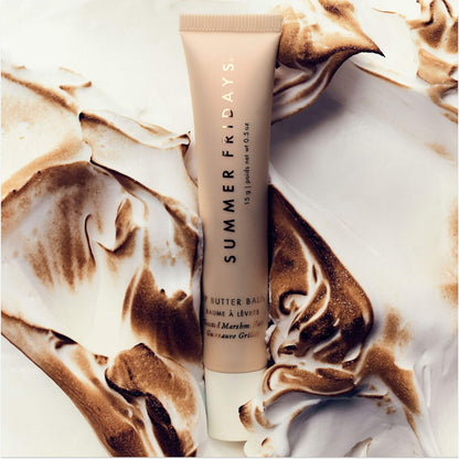 Summer Fridays Lip Butter Balm Treatment for Hydration + Nourishing Shine - Toasted Marshmallow