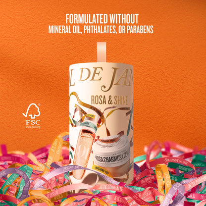Sol de Janeiro Rosa & Shine Dewy Body Cream & Floral Gourmand Fragrance Duo