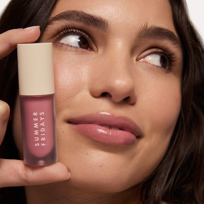 Summer Fridays Dream Lip Oil for Moisturizing Sheer Coverage - Rose Bud