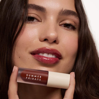 Summer Fridays Dream Lip Oil for Moisturizing Sheer Coverage - Midnight Berry