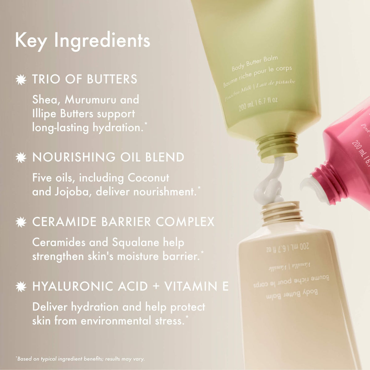 Summer Fridays Mini Body Butter Balm Pink Guava - Rich Body Cream with Hyaluronic Acid - 60 ml