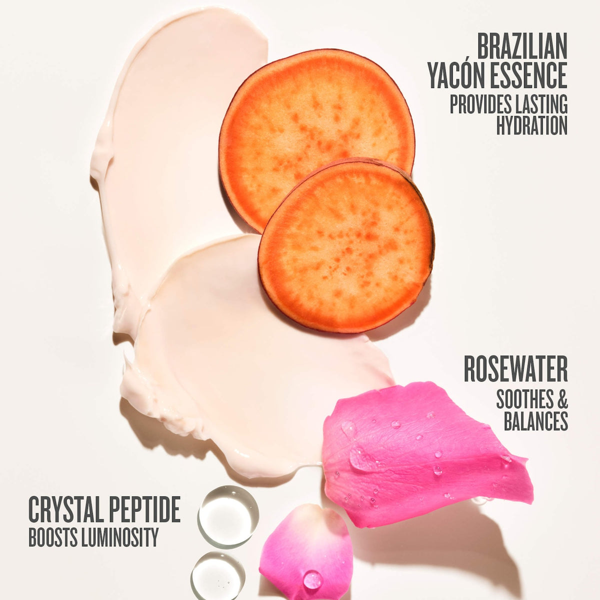 Sol de Janeiro Rosa Charmosa™ Dewy Body Cream with Rosewater + Crystal Peptides - 75 ml