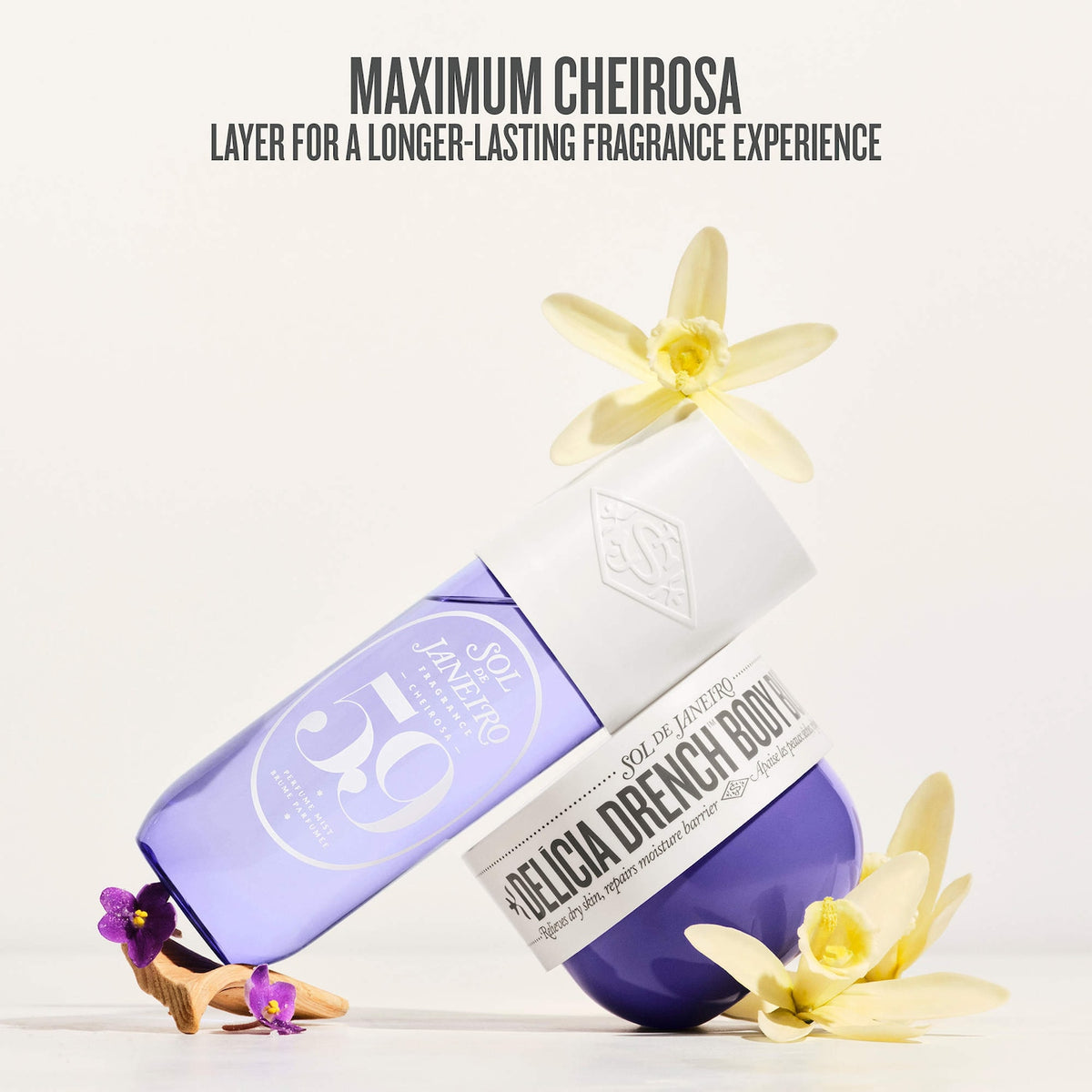 Sol de Janeiro Mini Delícia Drench™ Deeply Moisturizing Body Butter for Dry Skin - 75 ml
