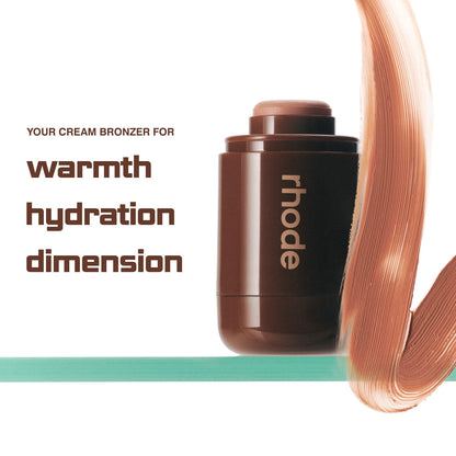 Rhode Pocket Bronze Long-Wearing Cream Bronzer - pebble