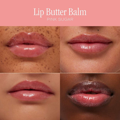 Summer Fridays Lip Butter Balm Treatment for Hydration + Nourishing Shine - Pink Sugar - sheer light pink