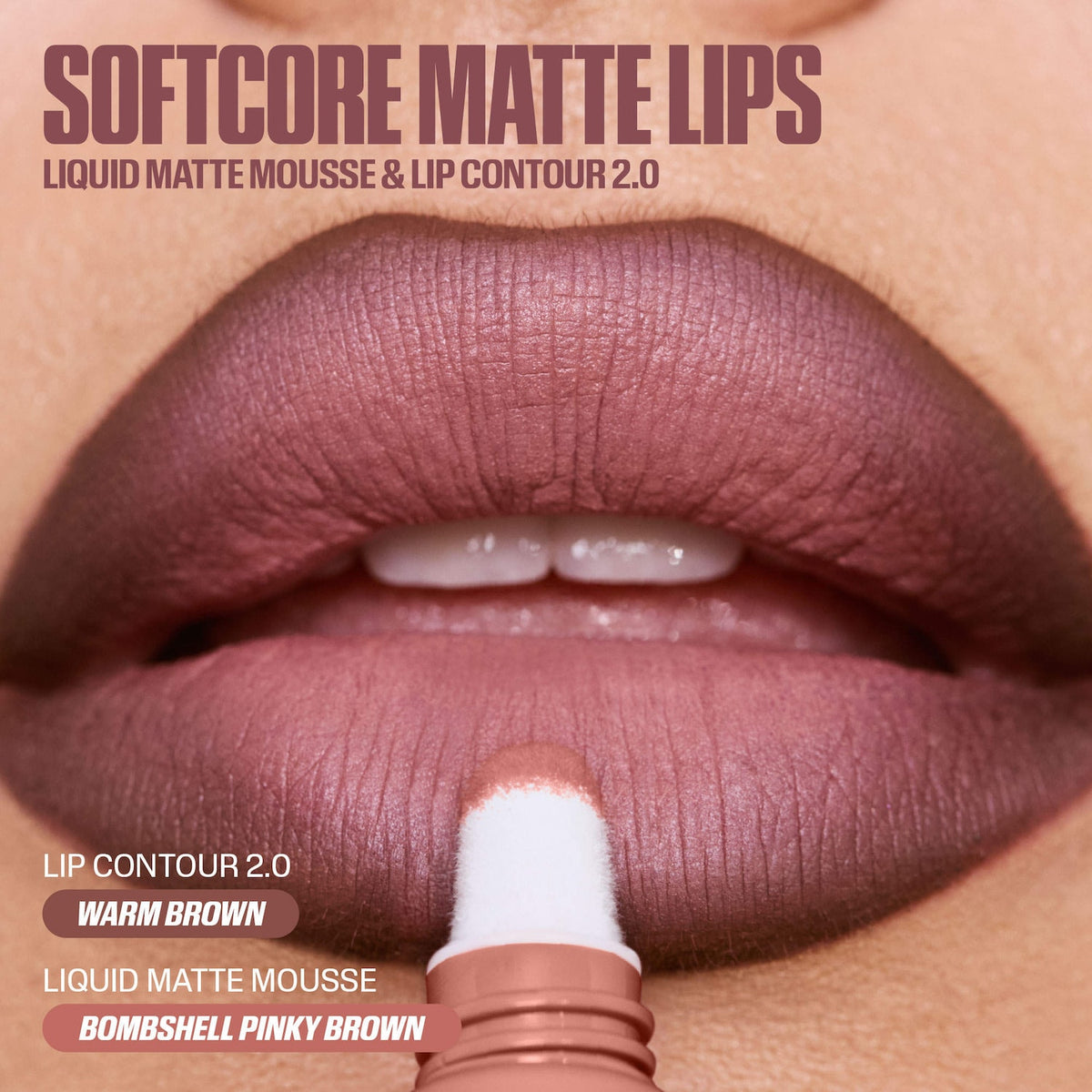 Huda Beauty Liquid Matte Mousse Soft Blur Lip Cream - Honey Nude