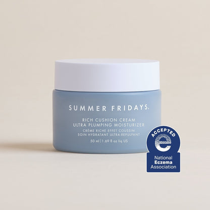 Summer Fridays Rich Cushion Cream Ultra Plumping Moisturizer with Hyaluronic Acid + Squalane - 50 ml