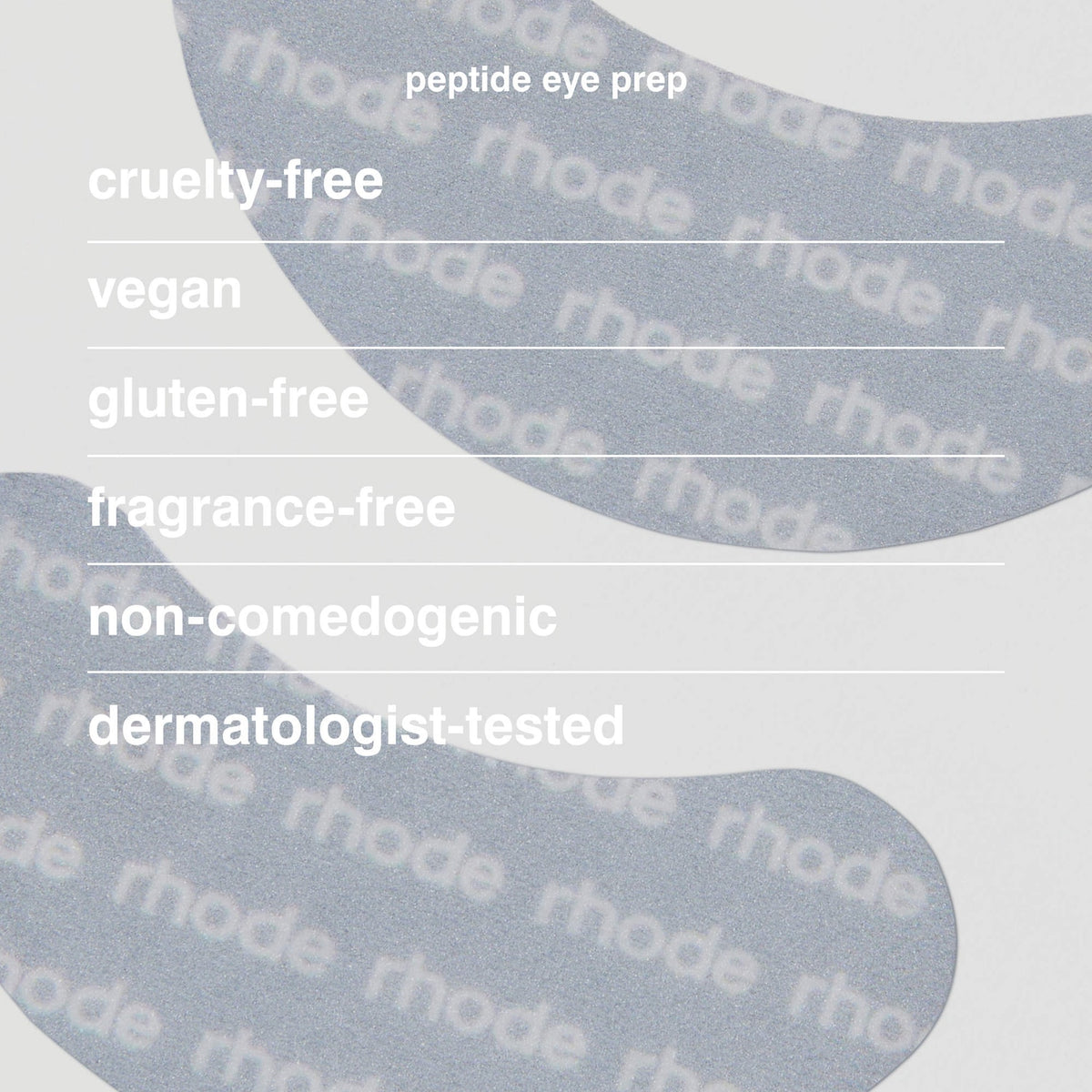 Rhode Peptide Eye Prep Depuffing Eye Patches - 6 pairspack