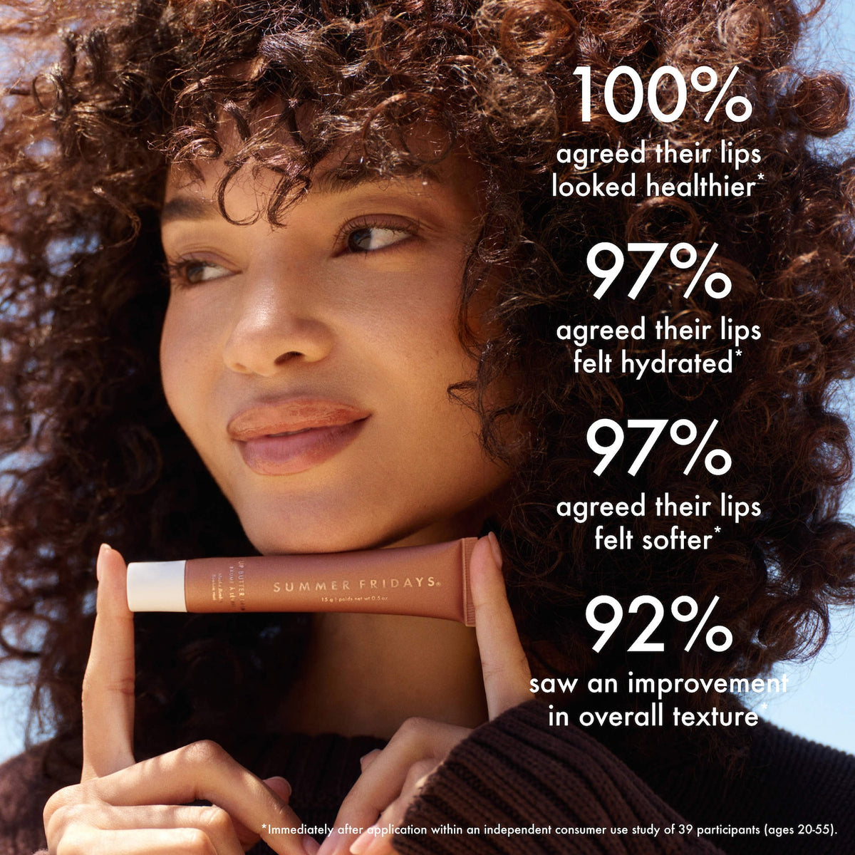 Summer Fridays Lip Butter Balm Treatment for Hydration + Nourishing Shine - Mocha Bonbon