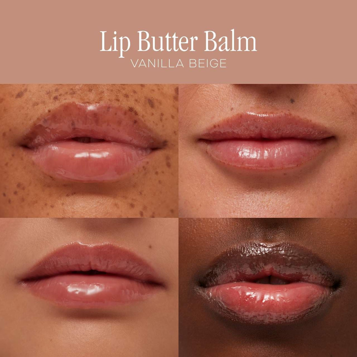 Summer Fridays Lip Butter Balm Treatment for Hydration + Nourishing Shine - Vanilla Beige - sheer beige