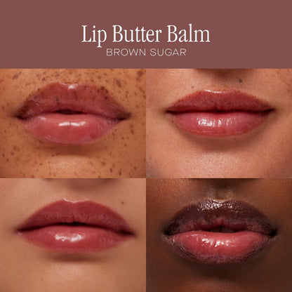 Summer Fridays Lip Butter Balm Treatment for Hydration + Nourishing Shine - Brown Sugar