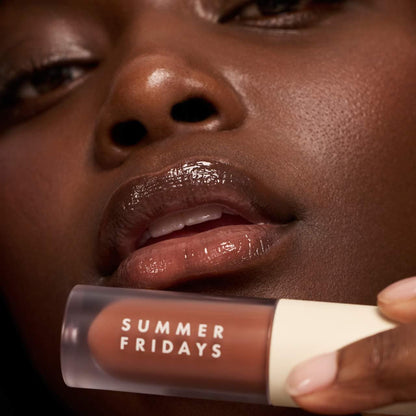 Summer Fridays Dream Lip Oil for Moisturizing Sheer Coverage - Warm Beige
