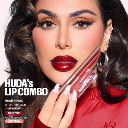 Huda Beauty Lip Contour Lip Stain for 12-Hour Wear