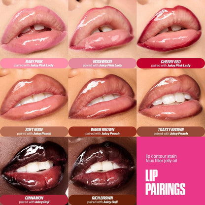Huda Beauty Faux Filler Ultra-Hydrating Tinted Jelly Lip Oil