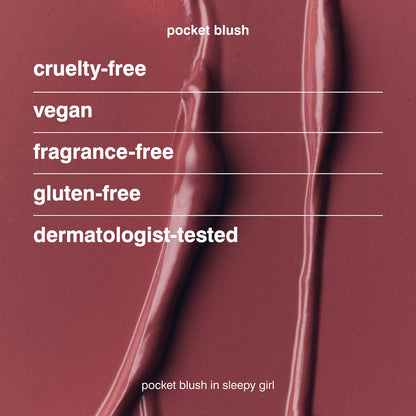 Rhode Pocket Blush Buildable Hydrating Cream Blush - Sleepy Girl - soft mauve