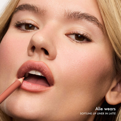 Summer Fridays SoftLine Lip Liner Creamy Sculpting Lip Pencil - Latte - warm peachy tan
