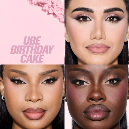 Huda Beauty Easy Bake Airbrush Matte Pressed Setting Powder - Ube Birthday Cake