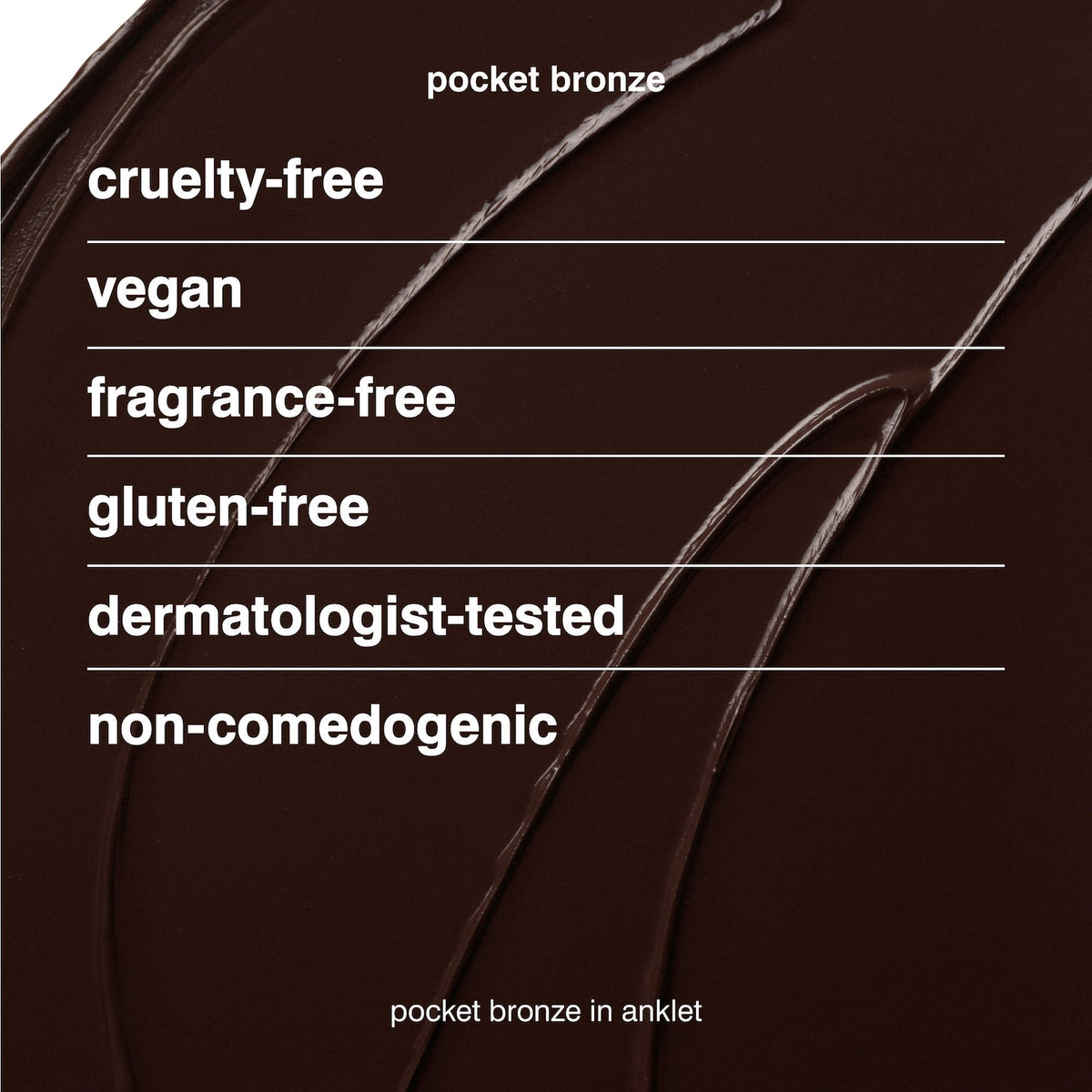 Rhode Pocket Bronze Long-Wearing Cream Bronzer - anklet