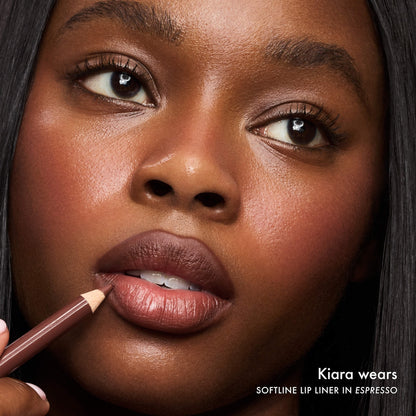 Summer Fridays SoftLine Lip Liner Creamy Sculpting Lip Pencil - Espresso - deep neutral brown