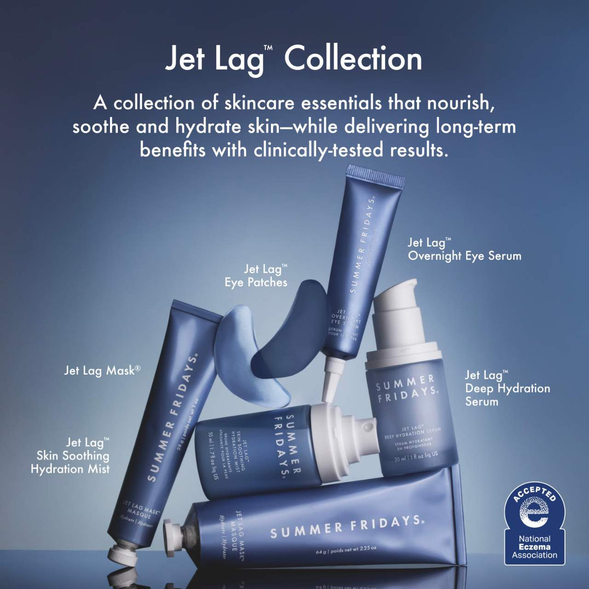 Summer Fridays Jet Lag™ Eye Patches - 6 pares