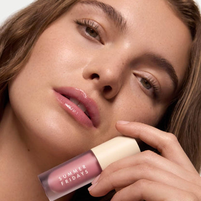 Summer Fridays Dream Lip Oil for Moisturizing Sheer Coverage - Rose Bud