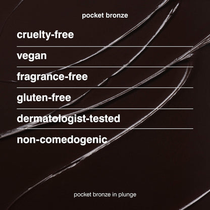 Rhode Pocket Bronze Long-Wearing Cream Bronzer - plunge