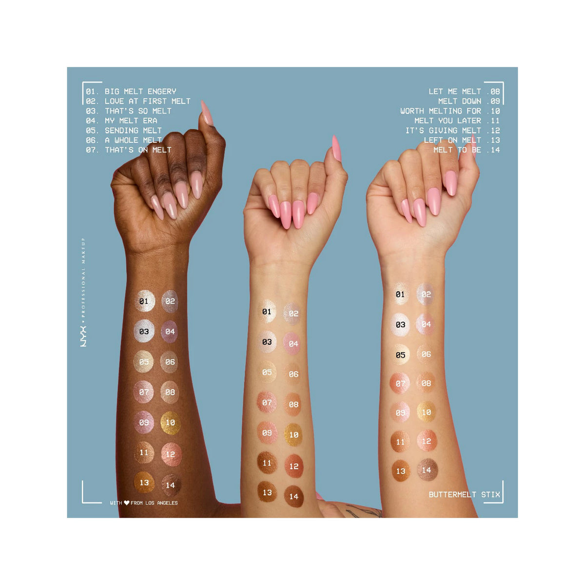 NYX Professional Makeup Buttermelt Glow Stix