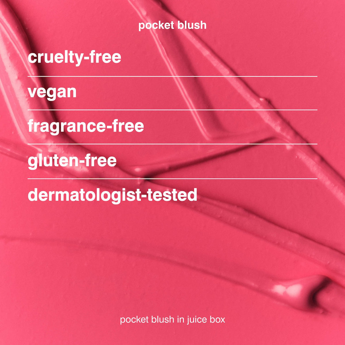 Rhode Pocket Blush Buildable Hydrating Cream Blush - Juice Box - hot pink
