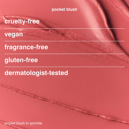Rhode Pocket Blush Buildable Hydrating Cream Blush - Sprinkle - warm pearly pink