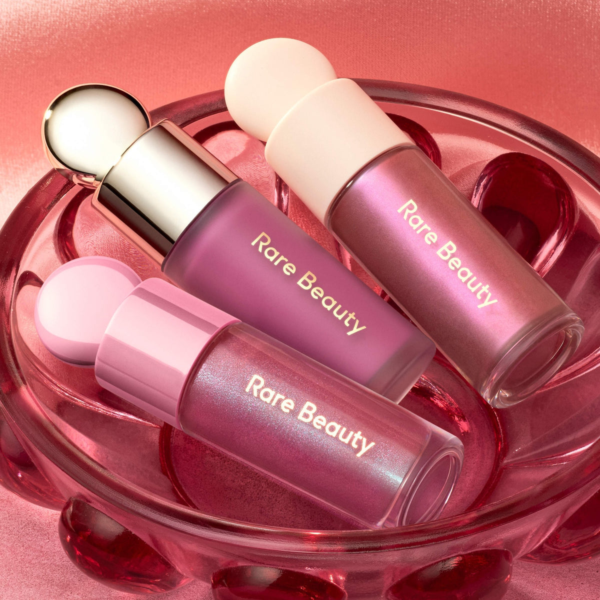 Rare Beauty by Selena Gomez Violet Faves Mini Cheek and Lip Trio Makeup Gift Set - SKU-3014594