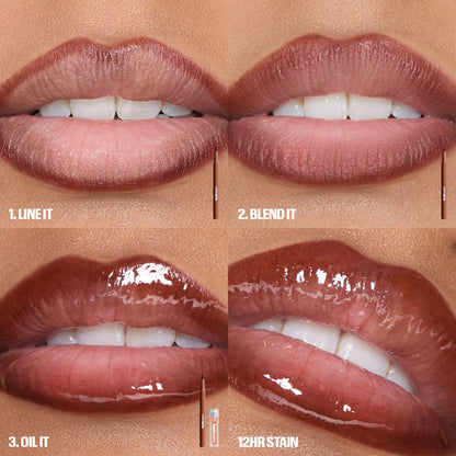 Huda Beauty Lip Contour Lip Stain for 12-Hour Wear