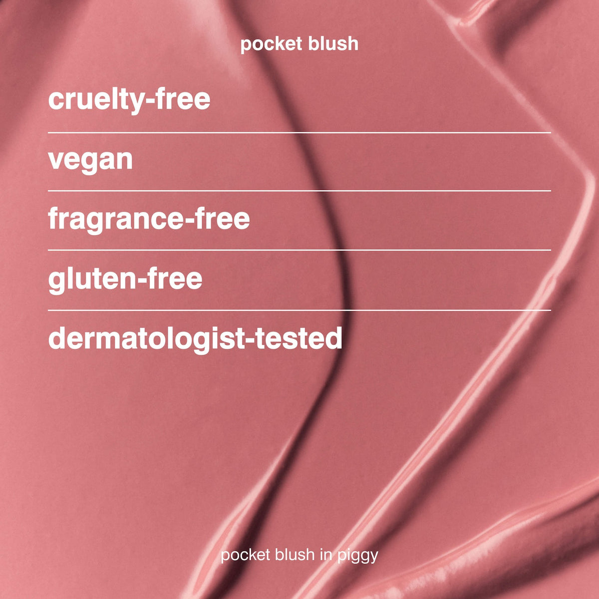 Rhode Pocket Blush Buildable Hydrating Cream Blush - Piggy - baby pink