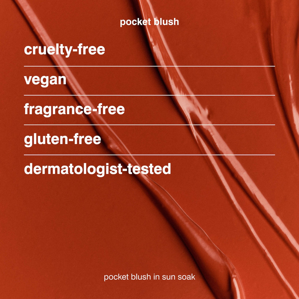 Rhode Pocket Blush Buildable Hydrating Cream Blush - Sun Soak - spiced orange