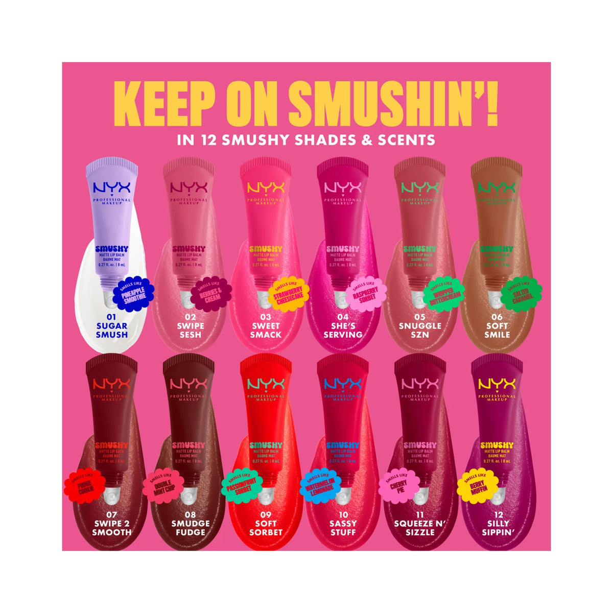 NYX Professional Makeup Smushy Matte Lip Balm
