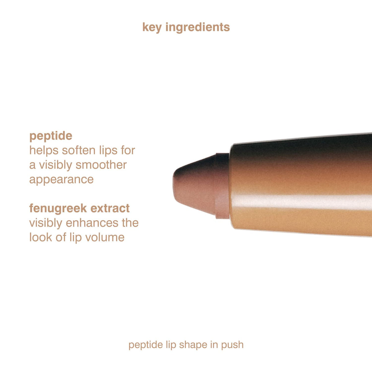 Rhode Peptide Lip Shape Contouring Lip Shaper - Push - soft neutral beige