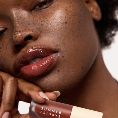 Summer Fridays Dream Lip Oil for Moisturizing Sheer Coverage - Midnight Berry
