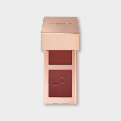 Patrick Ta Mini Major Headlines Double-Take Crème & Powder Blush Duo