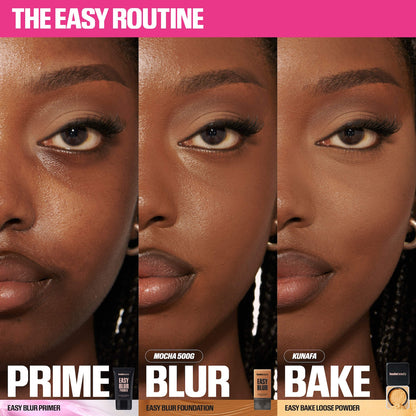 Huda Beauty Easy Blur Natural Airbrush Foundation with Niacinamide - Chocolate Swirl 570W