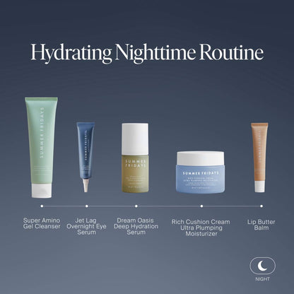 Summer Fridays Jet Lag Overnight Eye Serum for Fine Lines & Wrinkles with Gentle Retinol Blend - 15 ml