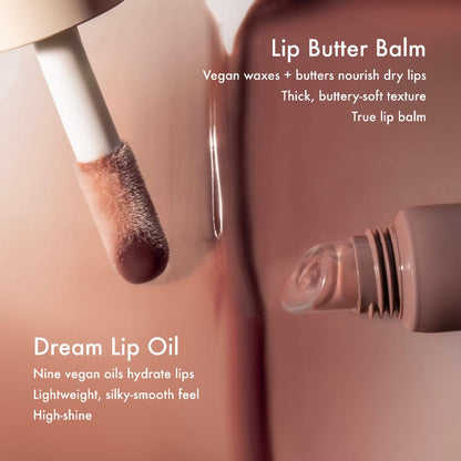 Summer Fridays Dream Lip Oil for Moisturizing Sheer Coverage - Warm Beige