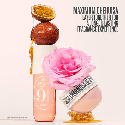 Sol de Janeiro Rosa Charmosa™ Dewy Body Cream with Rosewater + Crystal Peptides - 75 ml