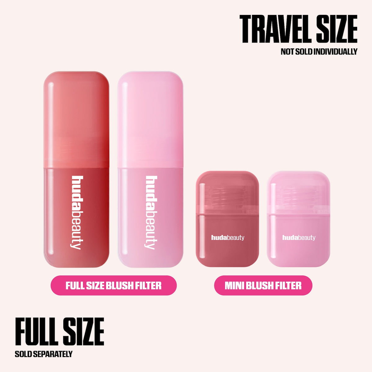 Huda Beauty Mini Blush Mocktail Duos - 2 ml