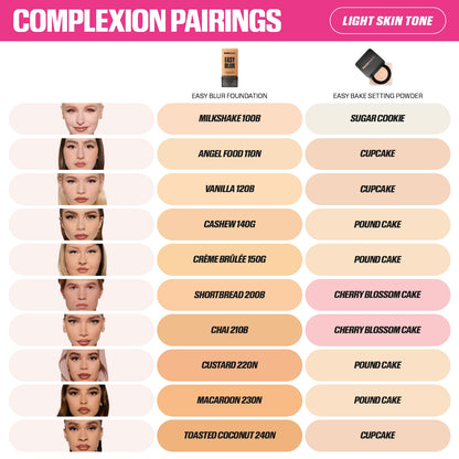 Huda Beauty Easy Blur Natural Airbrush Foundation with Niacinamide - Angel Food 110N