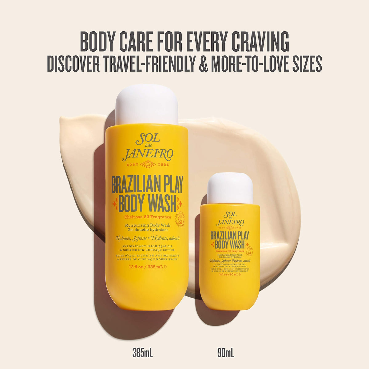 Sol de Janeiro Brazilian Play Moisturizing Shower Cream-Gel - 385 ml