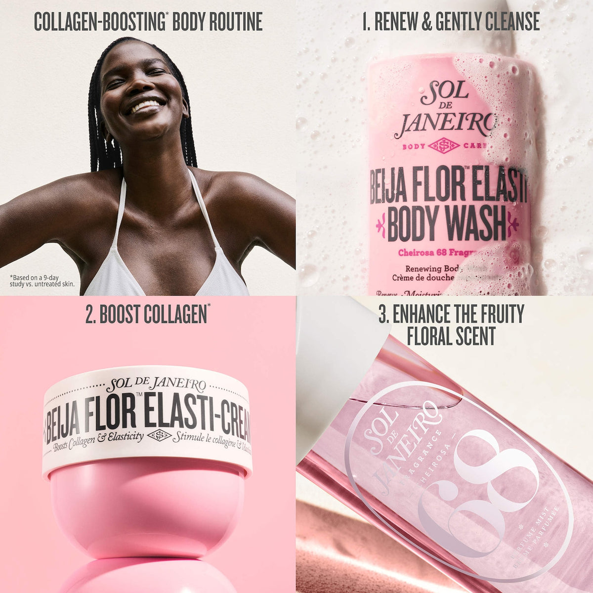 Sol de Janeiro Beija Flor™ Body Collagen-Boosting Elasti-Cream with Polypeptides and Bio-Retinol - 75 ml