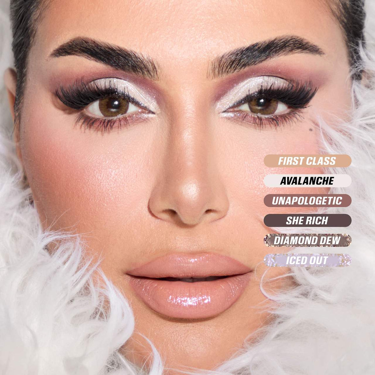 Huda Beauty Icy Nude Eyeshadow Palette - 16,1 g