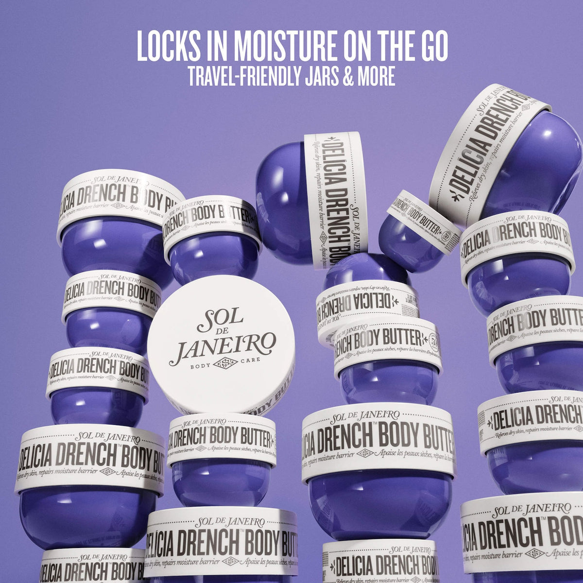 Sol de Janeiro Delícia Drench™ Deeply Moisturizing Body Butter for Dry Skin - 75 ml